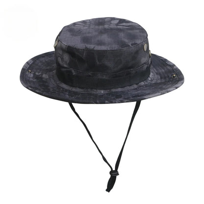 Breathable  Boonie Hat Sun Protection Cap UPF50+ UV Wide Brim Outdoor Hat Foldable Lightweight Fishing Camping Beach Hat