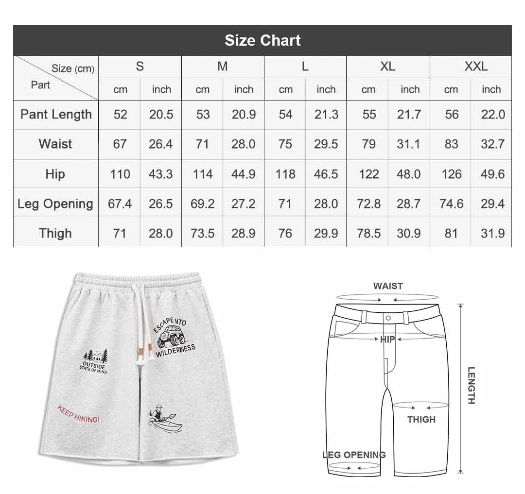 Summer Men's Shorts Retro Print Loose Sport Shorts Elastic Waist Casual Shorts American Knitted Knee-Length Short