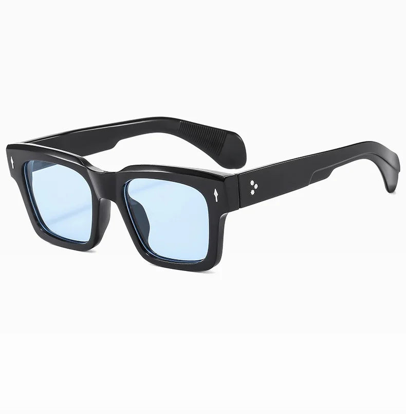 Vintage Square Sunglass Men Vacation Fashion Glasses Retro Sunglasses Women Trendy Fashion Glasses Gafas De Sol Hombre Zonnebril