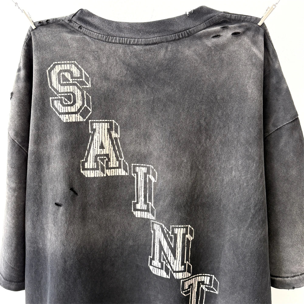 Death Angel SAINT Vintage T-Shirts Best Quality Washed T Shirt Tee Tops