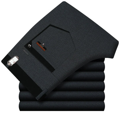 Mens Suit Pants Summer Thin Men Dress Pants Straight Business Office Mens Formal Pants Big Size Classic Trousers Male