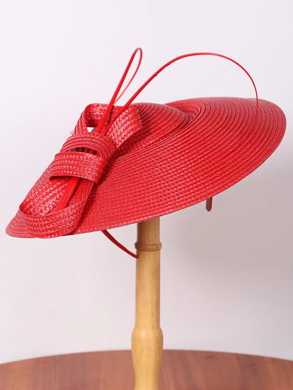 Fascinators Black White Weddings Pillbox Hat For Women Church Hat Sraw Fedora Black Wide Ladies Dress Kentucky Derby Hats