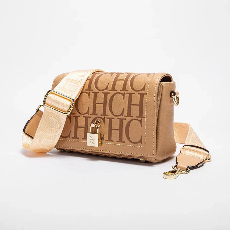 Fashionable Classic Light Luxury Design Exquisite Craftsmanship Women's New Shoulder Bag Letter PU Material Crossbody Bag