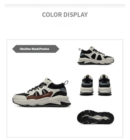 Men Casual Shoes New Retro Plush Autumn and Winter Warm Non-slip Classic Cotton Thick-soled Male Sneakers 672446705A