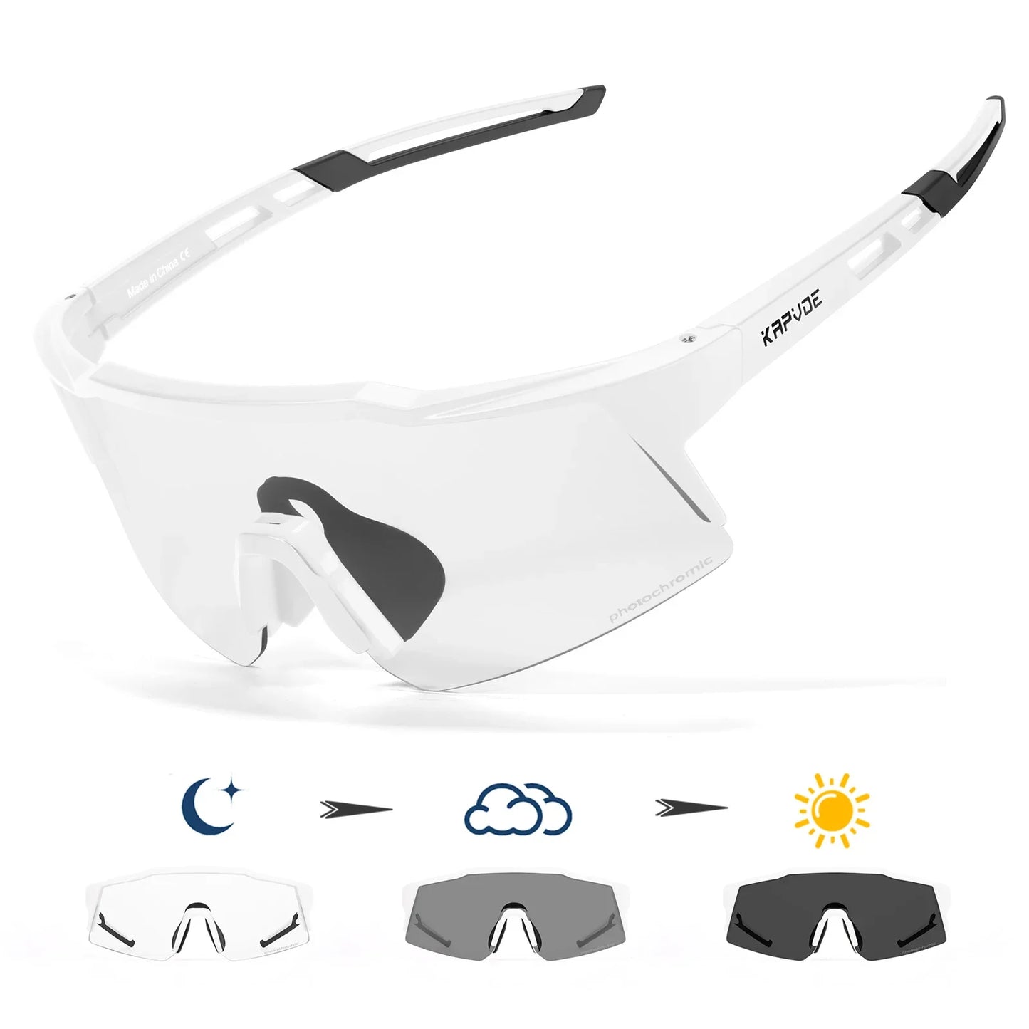 Photochromic Child Sunglasses UV400 Protection Sport Cycling Glasses Kids Boys Girls Fashion Bike Glasses Bicycle Eyewear