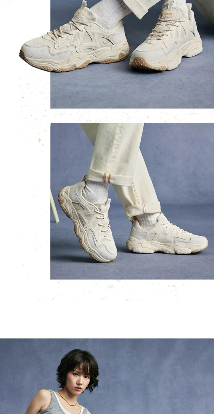 Casual Shoes for Women 2025 Summer Lightweight Breathable Mesh Thick-soled Height-enhancing Retro Leisure Shoe 875218320015