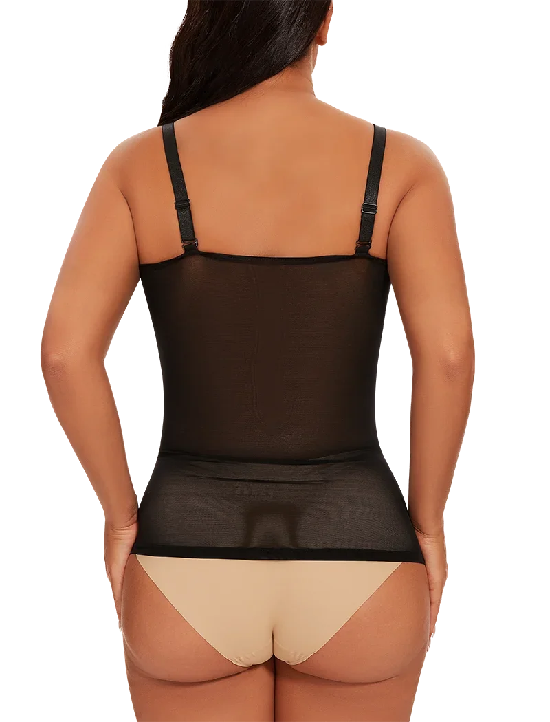 Women Built in bra Shapewear Camisole Tummy Control Body Shaper Slimming Underwear Compression Corset Bustier Tank Tops