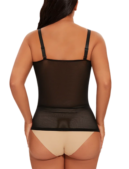 Women Built in bra Shapewear Camisole Tummy Control Body Shaper Slimming Underwear Compression Corset Bustier Tank Tops