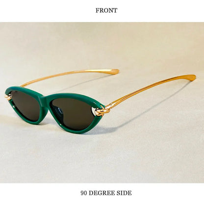Fashion Oval Sunglasses Women 2026 Luxury Vintage New Cat Eye Sunglass Glasses Luxe Lunette Soleil Femme Lentes De Sol Mujer