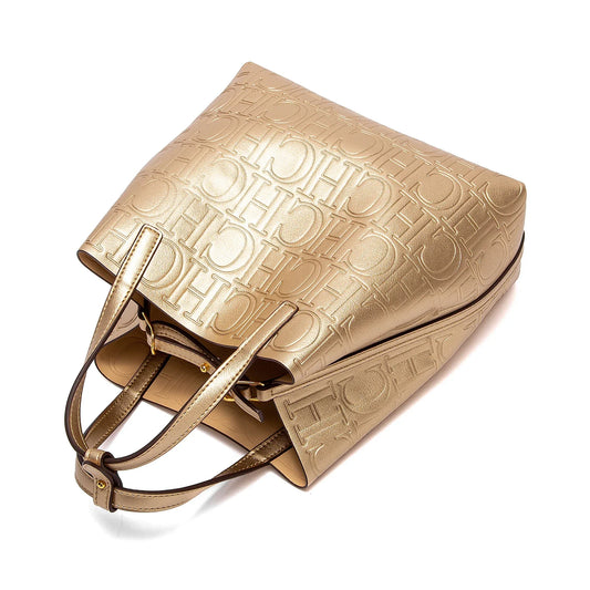 Women's Tote Bag Spring Simple Embossed Handbag Women's Business Bag Large Capacity