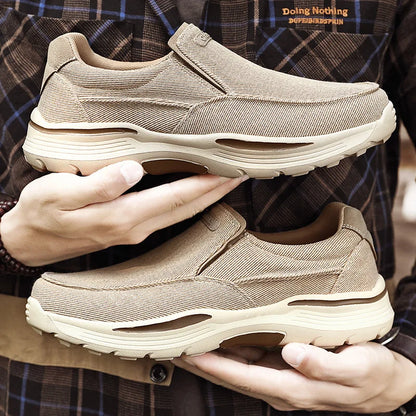 Men's Shoes Comfortable Canvas Shoes Breathable Loafers Men's Walking Sports Shoes Men's Trendy Casual Sports Shoes