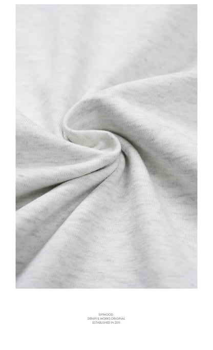2026 Spring New 240g/sm Sorona Fabric Long Raglan Sleeve T-shirts Men Contrast Colors Tops