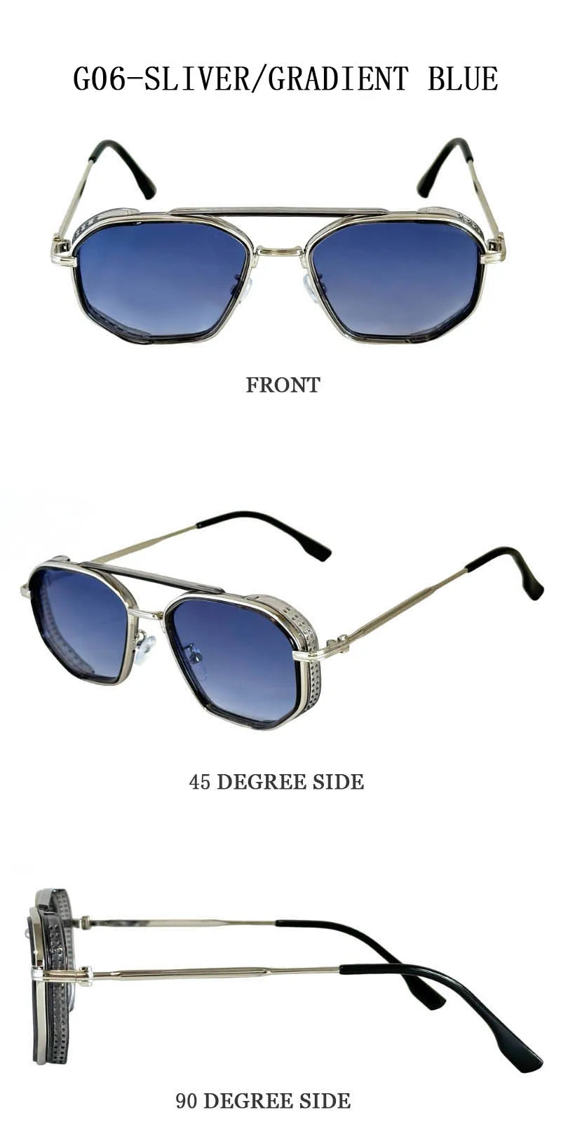 Vintage New Square Sunglass Men Fashion Steampunk Sunglasses Women 2025 Retro Glasses Gafas De Sol Hombre Lunette Soleil Femme