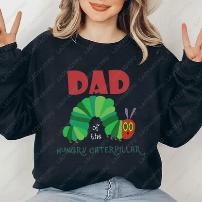 The Very Hungry Caterpillar Sweatshirt Cute Fnny Hungry Caterpillar Bookish Pullovers Man Women Retro Trend Cool Street Hoodies