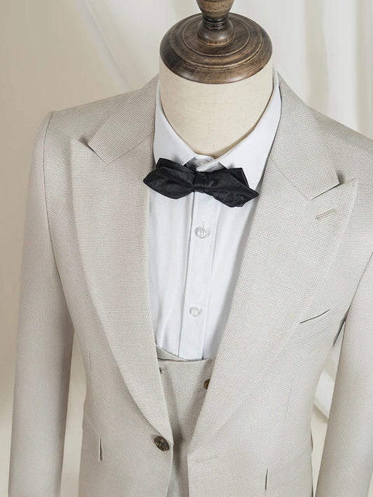 High Quality Luxury Men's Suit Slim-Fit Wedding Coat Classic Full Mens Suit for Business Office