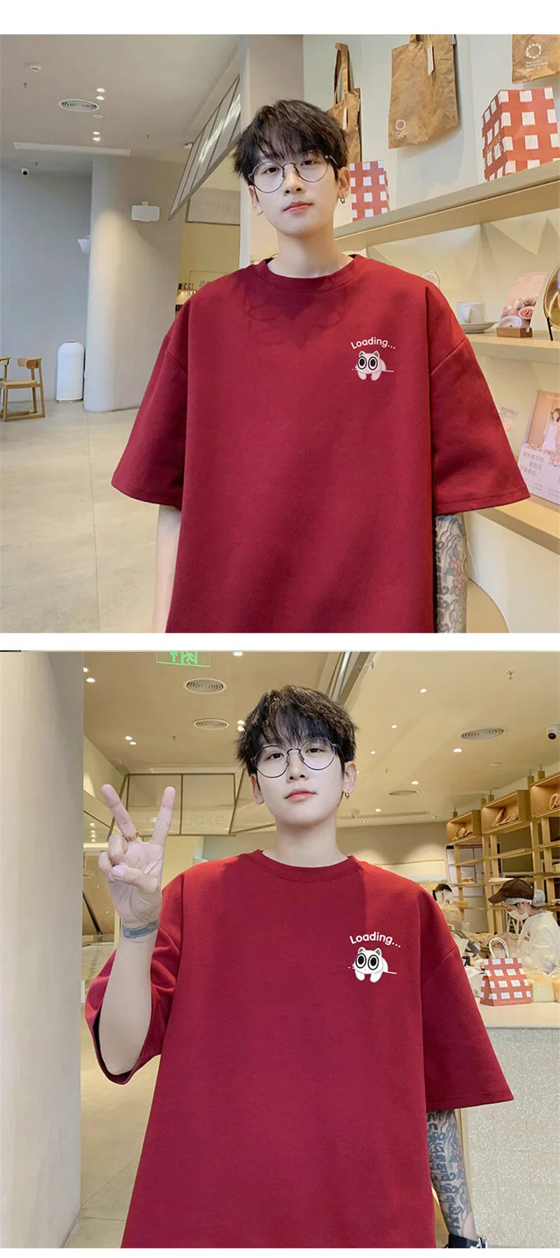 Men's T-shirts Oversized Summer Casual Wear 3XL White Cotton Tshirt for Men Funny Anime Print Men Tee Shirts New Clothes