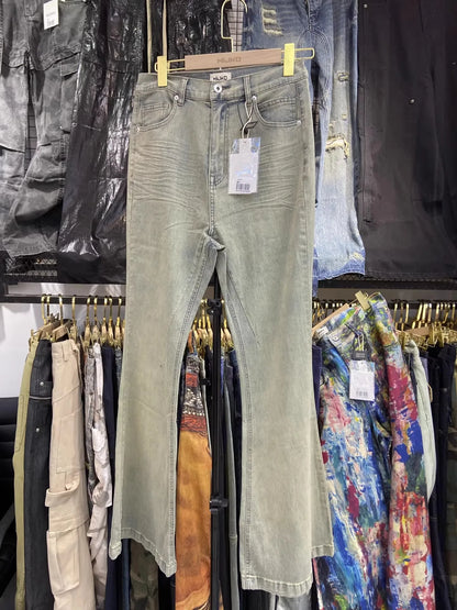Vintage Wide Leg Jeans Men's and Women's Casual Long Pants Trendy On The Ground ZJ091