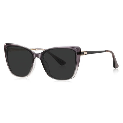 Ladies' Big Frame Brand Design Anti UV Myopia Sunglasses with Diopter 0 -0.5 -1.25 -1.5 -2.0 -2.25 -2.5 -2.75 -3.0 -3.5 ~ -6.0