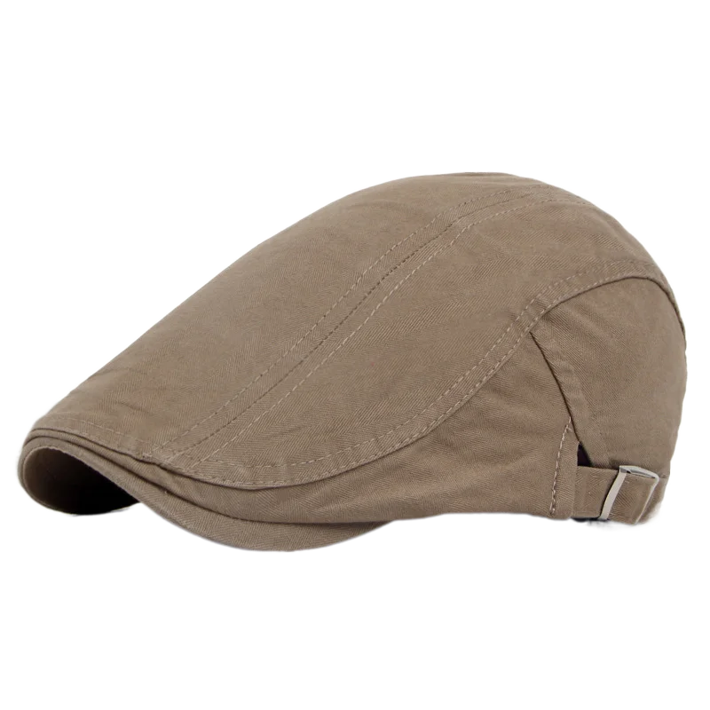 Men Women Cotton Flat Ivy Newsboy Hat Cotton Gatsby Cabbie Cap Fashion Vintage Kpop Headwear Adjustable