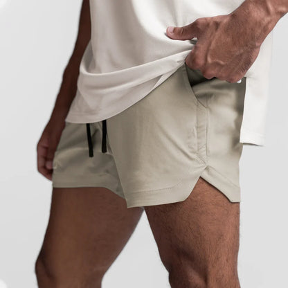 Mens Workout Fitness Shorts Summer Thin Breathable Jogger Shorts Gym Bodybuilding Quick Dry Leisure Running Shorts Soft Touch