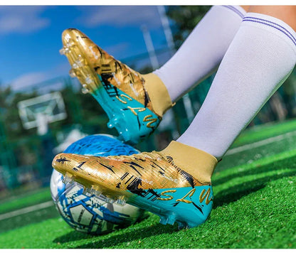 Professional Football Boots Men Soccer Shoes Society Football Cleats FG Lightweight Training Soccer Sneakers Outdoor Sports Shoe