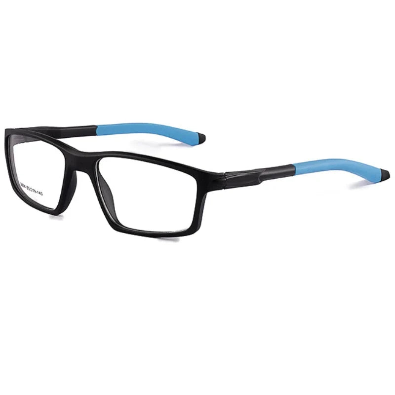 Geometry Sports Men Women Running Anti-dropout Reading Glasses TR90 Prescription Anti Blue Light Myopia Customized 9804
