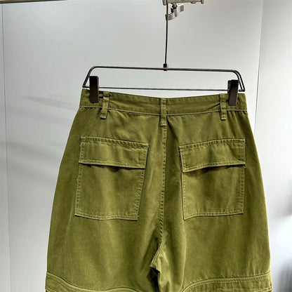 High Quality Army Green Cargo Pants Men American Vintage Hip Hop Plus Size Skateboard Pants Harajuku Casual Cotton Trousers Male