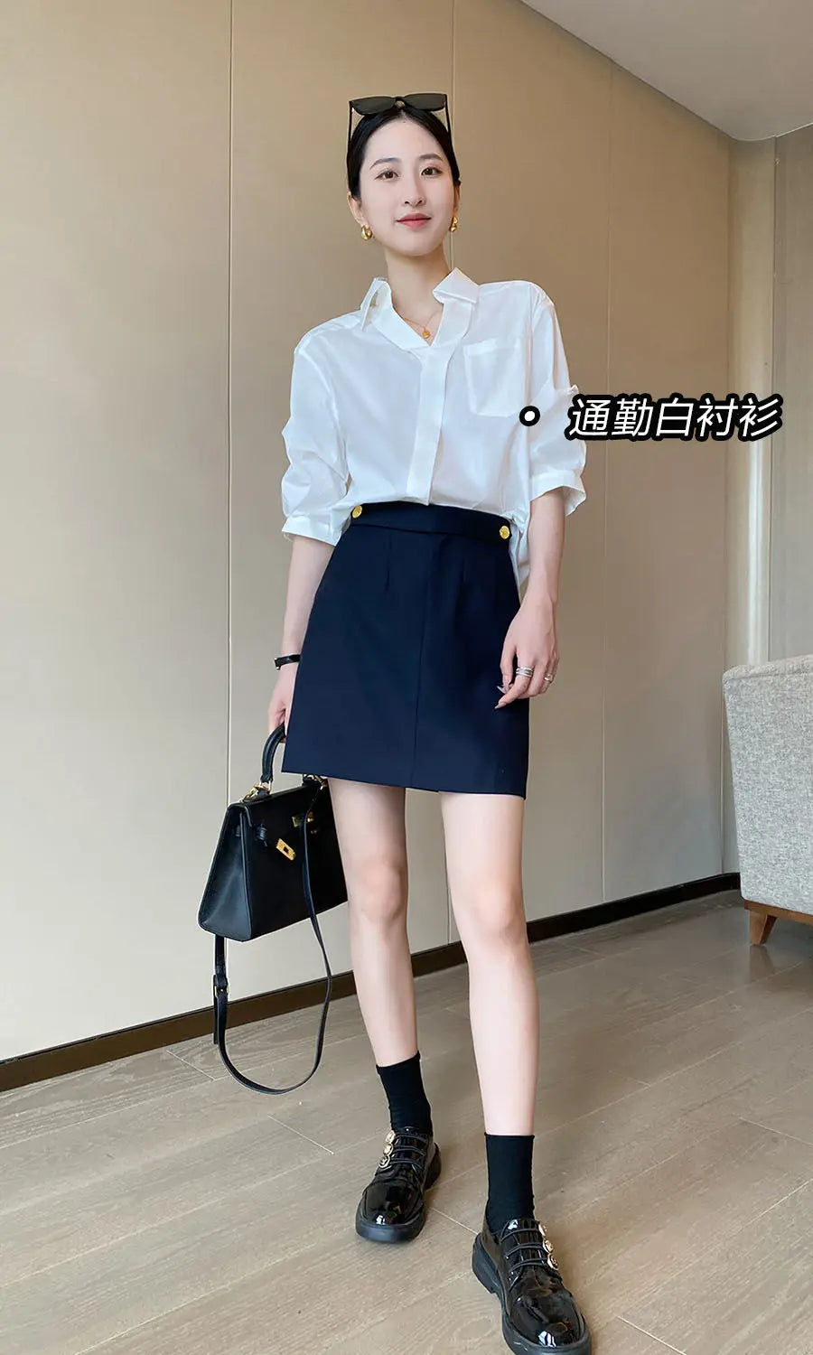 High end early autumn new fashionable small A-line skirt with buttocks wrapped, high-end gray half skirt  skirts