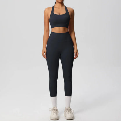Yoga Suit Sports Set Womens Sportswear Sports women's yoga bra  Tummy Control Slimming Booty Leggings Women's tracksuit