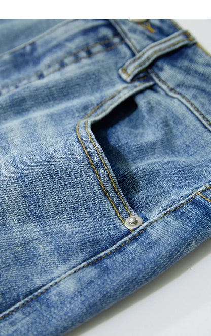 Minimalism 2024 Summer New Casual Denim Style Women Jeans Skirts Letters Embroidery Open Fork Female A-line Skirt 12442282