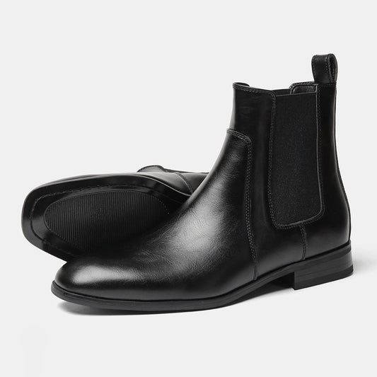 Men Boots Casual 2026 Fashion Brand Comfortable Boots Leather Chelsea boots