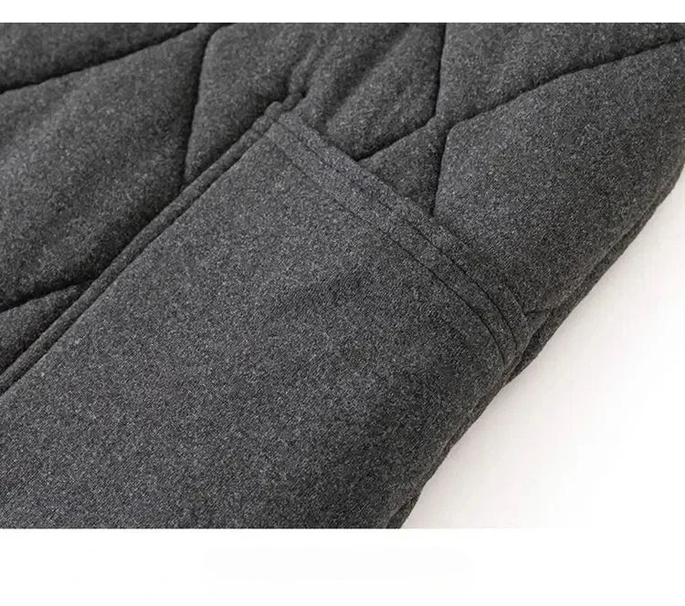 Autumn Winter waistcoat Men Lamb Fleece Coat Vest Button Cardigans Thicken Warm Solid V-Neck Casual Plaid Jackets