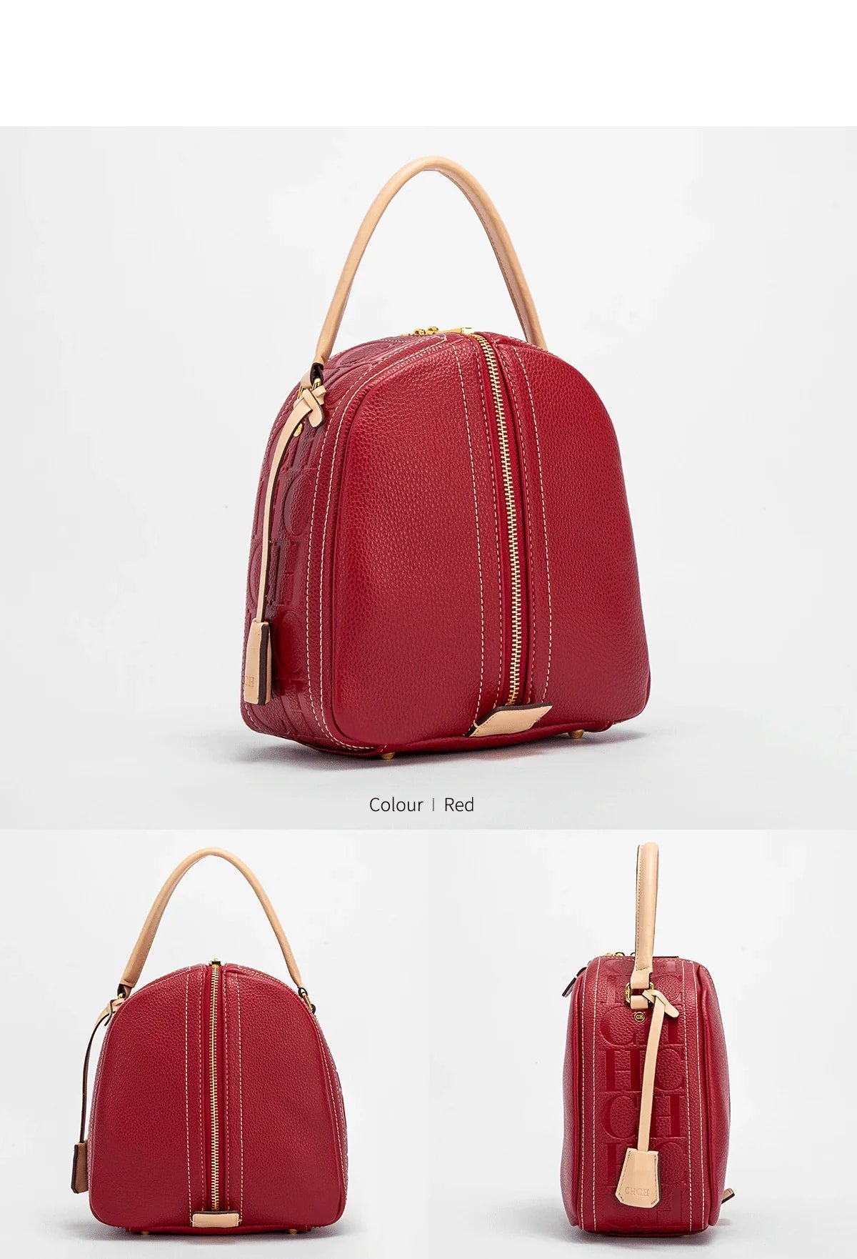 Women's Shoulder Bag New Wine Red Large Capacity Shell Bag Business Shoulder Strap