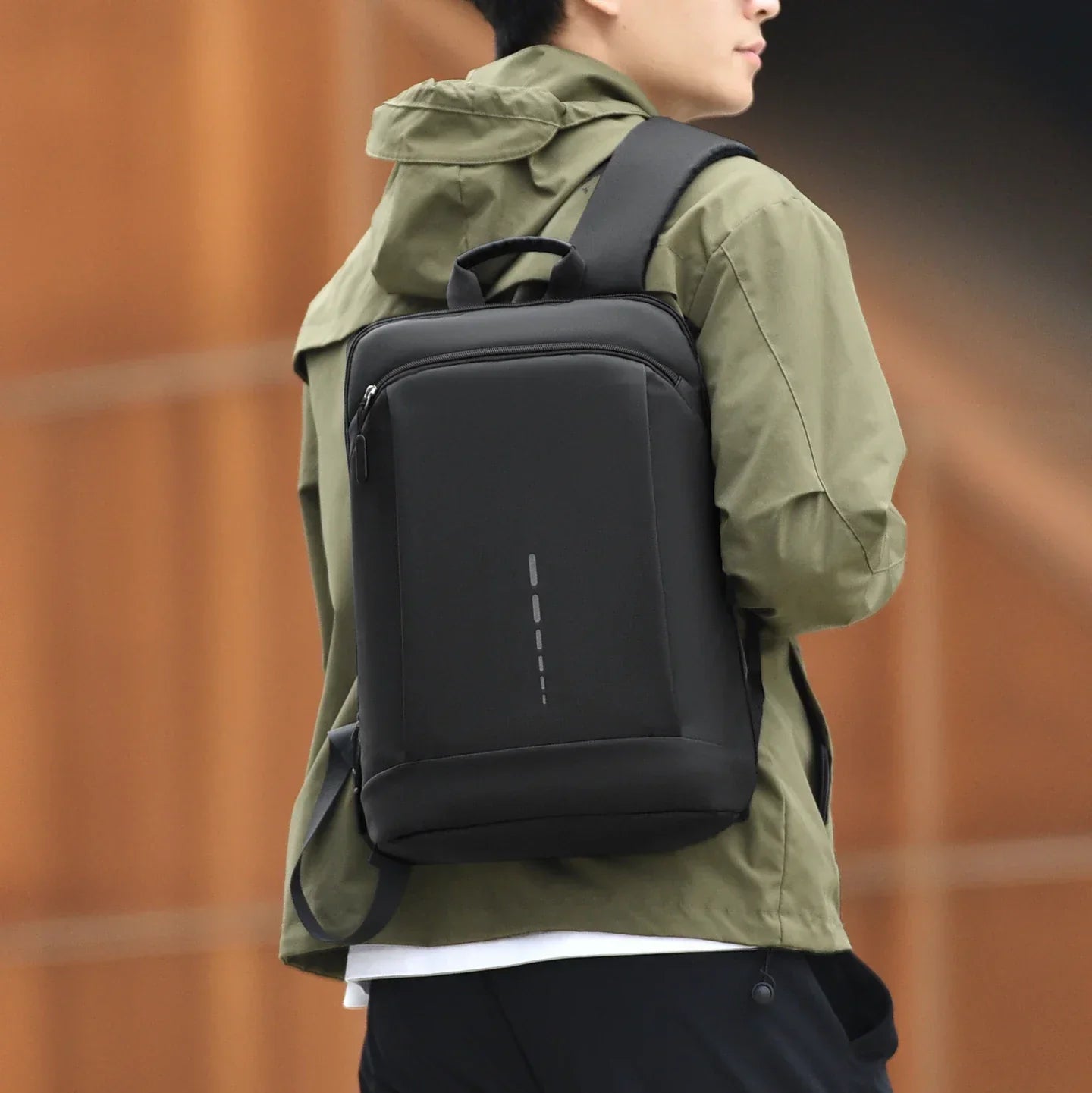 Men's Waterproof Backpack Ultra-Lightweight Men's Backpack Stylish Men's Backpack 15.6-inch Laptop Backpack