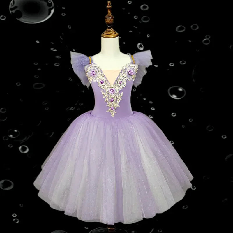 Girl Ballet Dress Tutu Outfit Vestidos Princess Dance Costumes Kids Clothes Summer Girls Dresses Ballet Leotards Children's Day