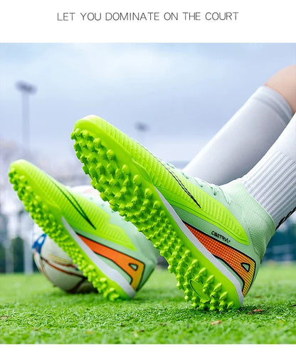 New Men Soccer Shoes Cleats Football Boots Professional Women Unisex Ultralight Match Grass Futsal High-quality TF/FG Sneakers