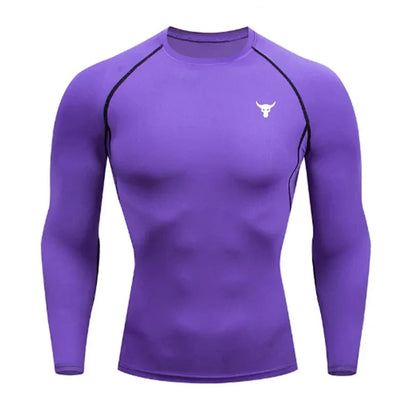 Men and women quick drying sportswear T-shirts long sleeved tight fitting clothes comfortable and breathable running clothes