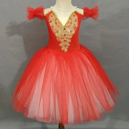 Girl Ballet Dress Tutu Outfit Vestidos Princess Dance Costumes Kids Clothes Summer Girls Dresses Ballet Leotards Children's Day