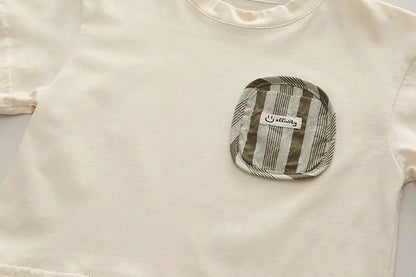 Summer Kids Baby Boys Clothing Suits Striped Short Sleeve T-Shirt Shorts Casual Clothes Outfit Infant Children Clothing 2PCS/Set