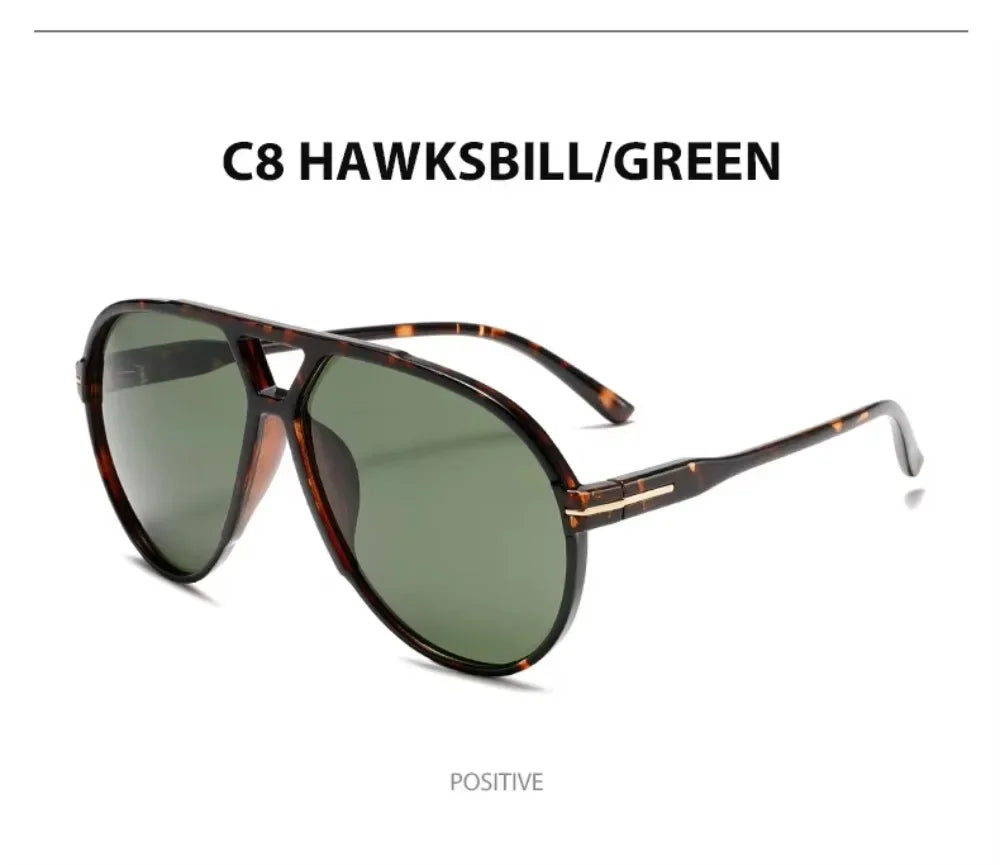 Fashion Designer Inspired Sunglasses Men Women Vintage Oversized Pilot Sun Glasses Retro Gafas Lentes De Sol Hombre Mujer