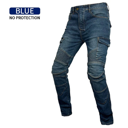 Moto Jeans  Motorcycle Pants Motorcycle Jeans Protective Gear Riding Touring Motorbike Trousers With Protect Gears Summer Women