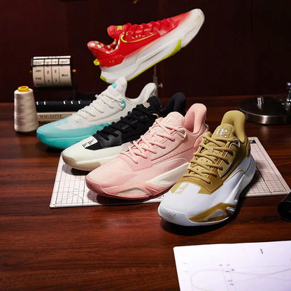Genesis Men's Basketball Shoes Profssional Training Light Breathable Wear-resistant Non-slip Male Sneakers 672511111