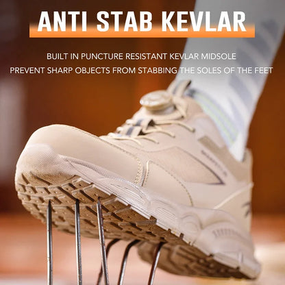 New 2025 Insulation Shoes Construction Work Boots Anti-smash Anti-puncture Safety Shoes Men Steel Toe Boots Indestructible Shoes