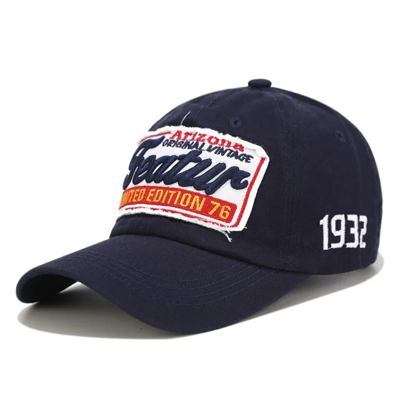 Letter Embroidery Baseball Caps For Men Women Cotton Winter Hat Hip Hop Fitted Caps Spring Summer Casual Sports Unisex Visor Hat