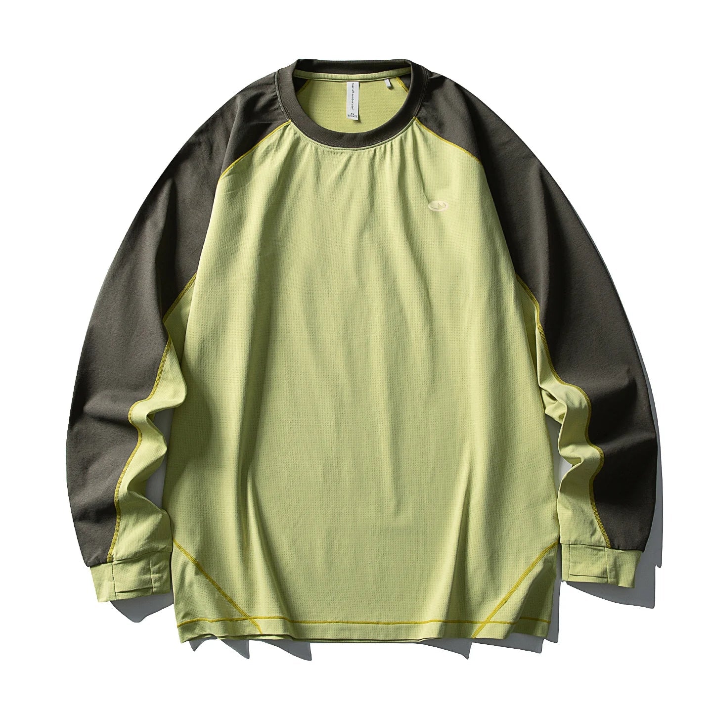 Men's Color - Block Long Sleeve UV Protection Shirt  Lightweight Quick - Dry Antibacterial Outdoor T - Shirt