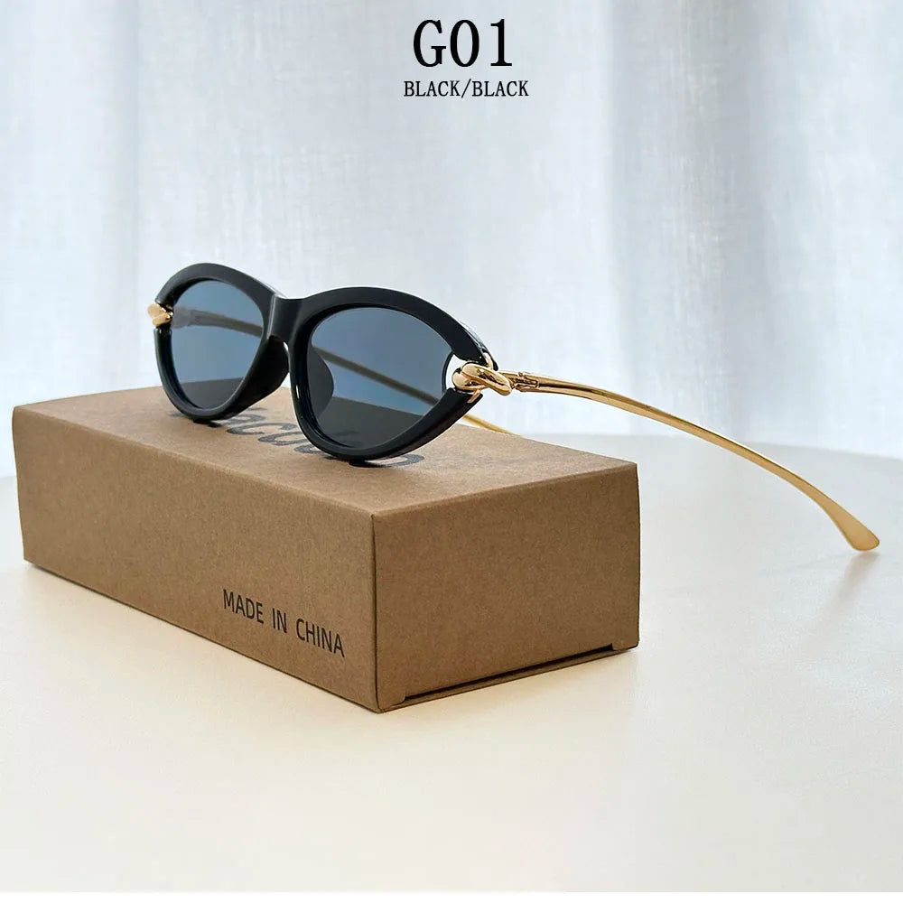 Cat Eye Sunglasses Women 2026 Designer Fashion Glasses Vintage Sunscreen Dropshipping Lentes De Sol Mujer Lunette Soleil Femme