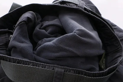 Men's Winter Thicken Fleece Cargo Pants Double Layer Straight Pants Men Casual Cotton Tactical Baggy Pant Warm Trousers S-5XL