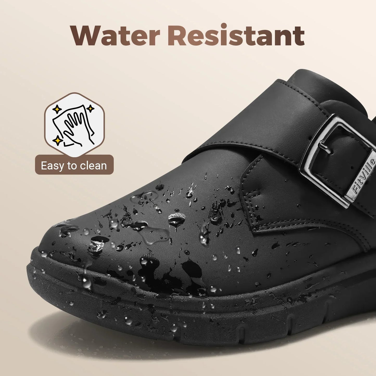 Men's Leather Shoes Wide Shoes for Swollen Feet Men's Diabetic Walking Shoes for Outdoor Business Walking Shoe