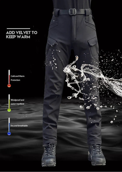 Men's Trousers Tactical Climbing Cycling Sport Winter Camp Hiking Fish Hunting Trekking Waterproof Combat Casual Pants