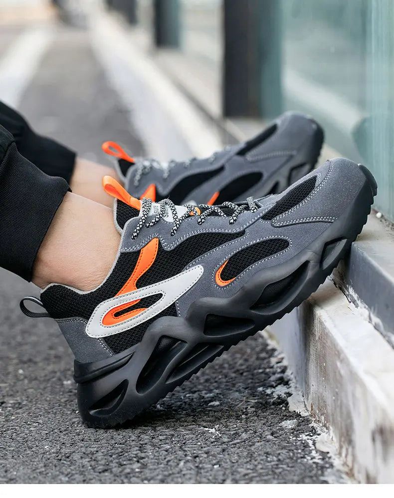 6KV Insulation Blocking Current Work Safety Shoes For Men Lightweight Indestructible Anti-smash Sneakers Steel Toe Cap Boots